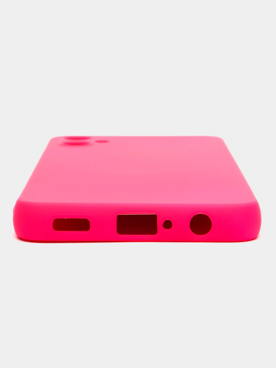 Фуксия чехол Silicone Cover для Samsung Galaxy A05 (Самсунг Галакси А05), силиконовый