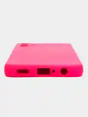 Фуксия чехол Silicone Cover для Samsung Galaxy A05 (Самсунг Галакси А05), силиконовый