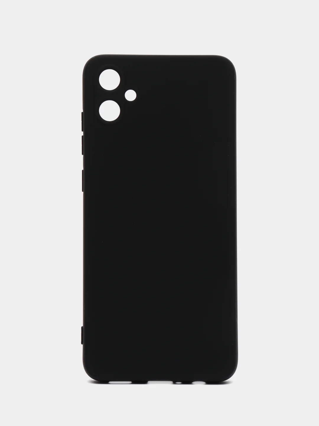 Черный чехол Silicone Cover для Samsung Galaxy A05 (Самсунг Галакси А05), силиконовый