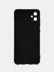 Черный чехол Silicone Cover для Samsung Galaxy A05 (Самсунг Галакси А05), силиконовый
