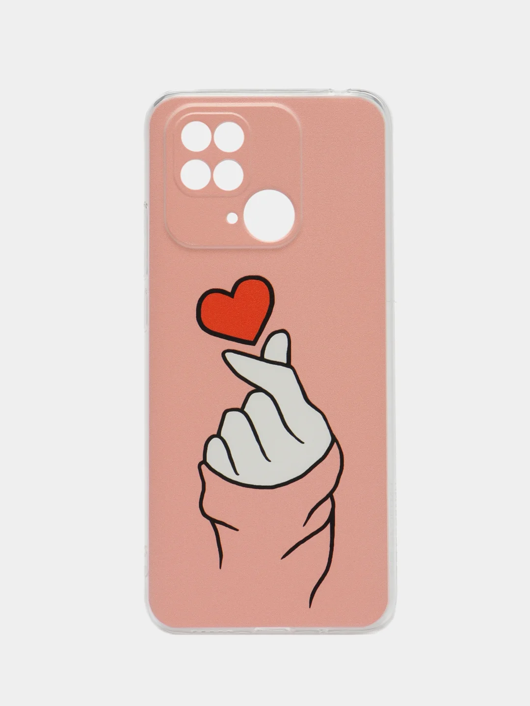 Коралловый силиконовый чехол на Xiaomi Redmi 10C (Сяоми Редми 10С)