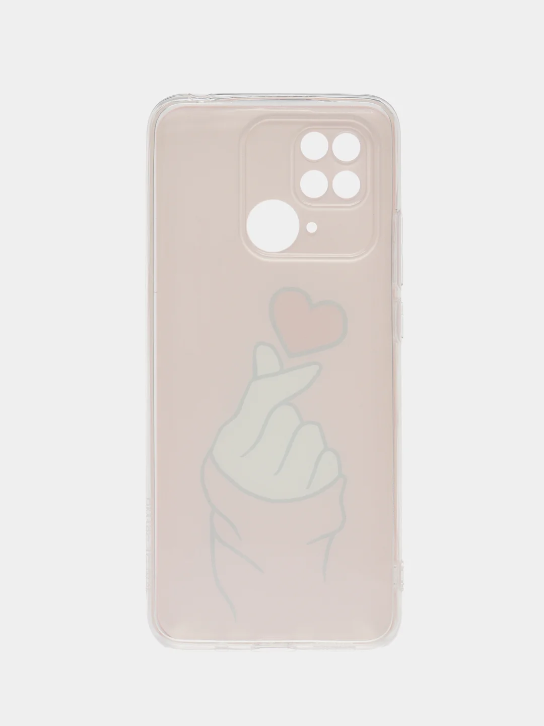 Коралловый силиконовый чехол на Xiaomi Redmi 10C (Сяоми Редми 10С)