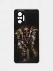 Оливковый силиконовый чехол на Xiaomi Redmi Note 10 Pro (Сяоми Редми Нот 10 Про)