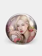 Розовый значки Blackpink (БлэкПинк) "Участники K-pop группы", 2 размера