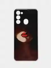 Фиолетовый силиконовый чехол на Tecno Spark Go 2022/8С/9 (Текно Спарк Гоу 2022/8С/9)