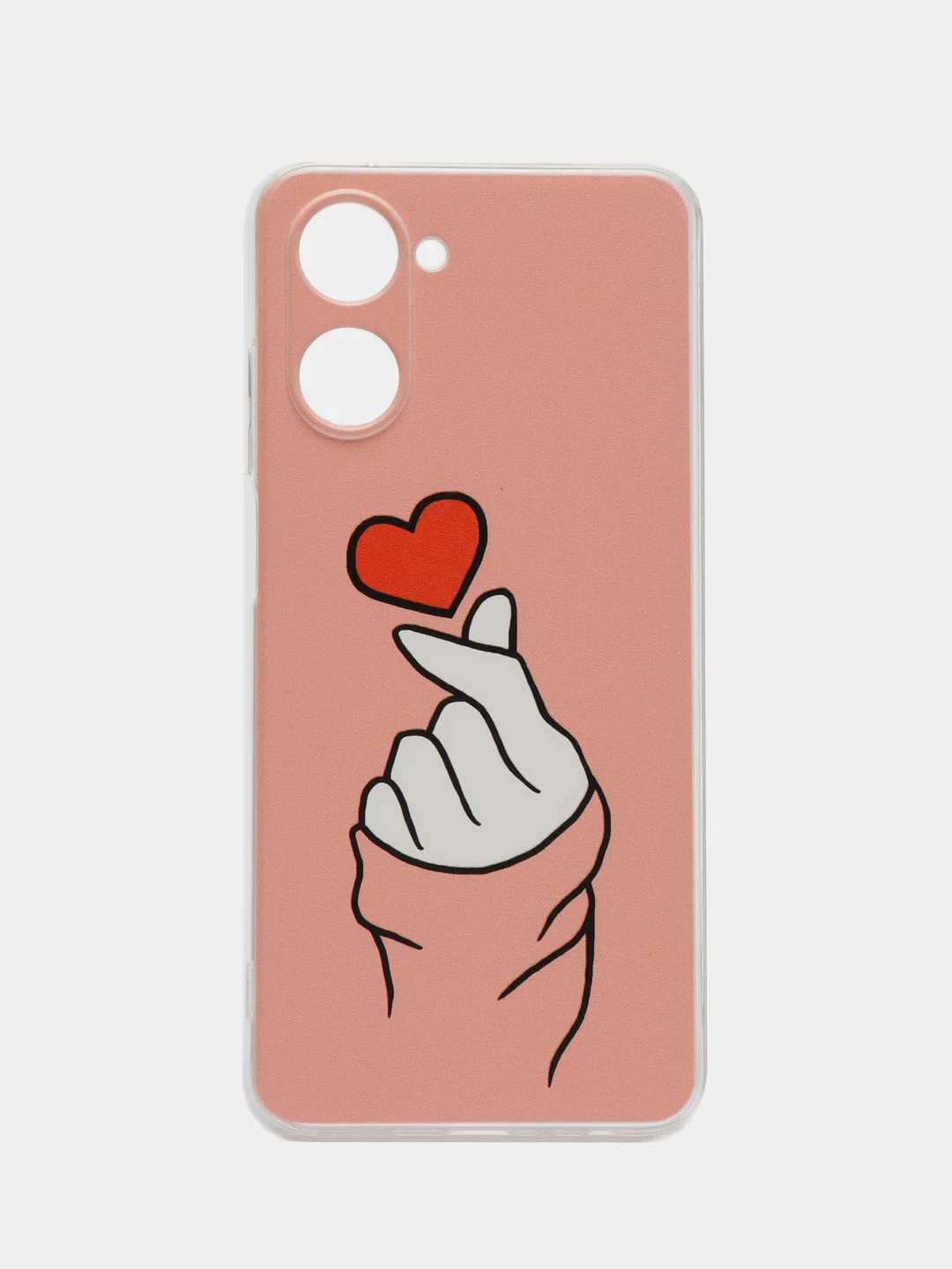 Коралловый силиконовый чехол на Realme 10 4G (Реалми 10 4G)