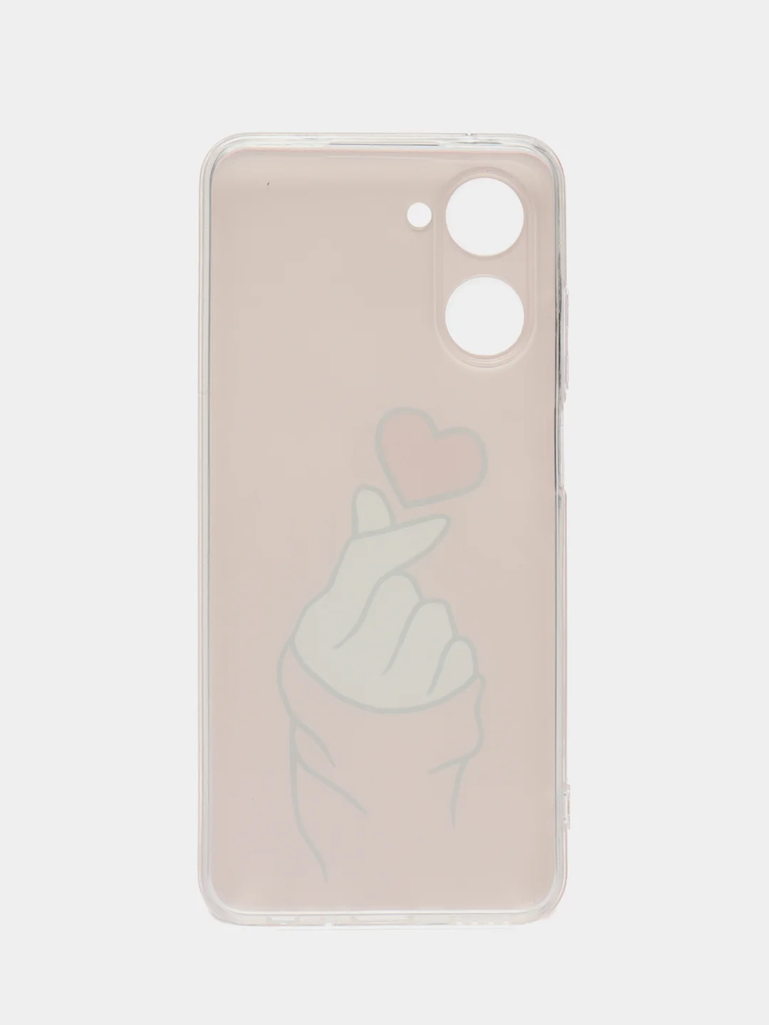 Коралловый силиконовый чехол на Realme 10 4G (Реалми 10 4G)
