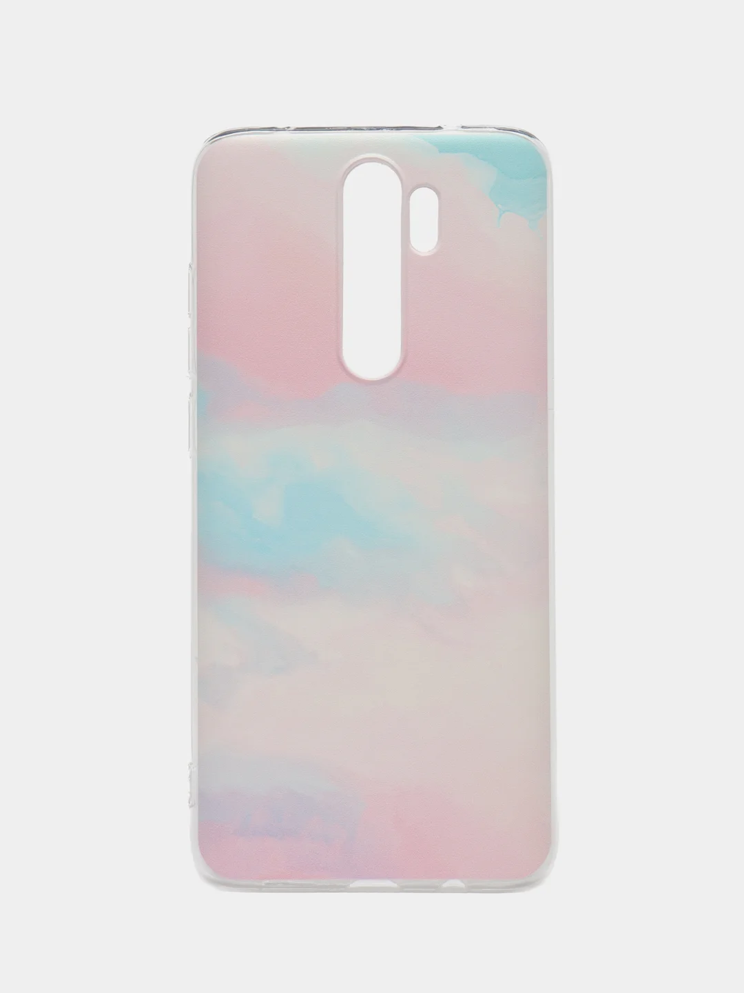 Пудровый силиконовый чехол на Xiaomi Redmi Note 8 Pro (Сяоми Редми Нот 8 Про)