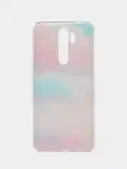 Пудровый силиконовый чехол на Xiaomi Redmi Note 8 Pro (Сяоми Редми Нот 8 Про)