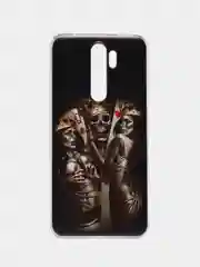 Оливковый силиконовый чехол на Xiaomi Redmi Note 8 Pro (Сяоми Редми Нот 8 Про)