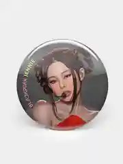 Разноцветный значки Blackpink (БлэкПинк) "Участники K-pop группы", 2 размера