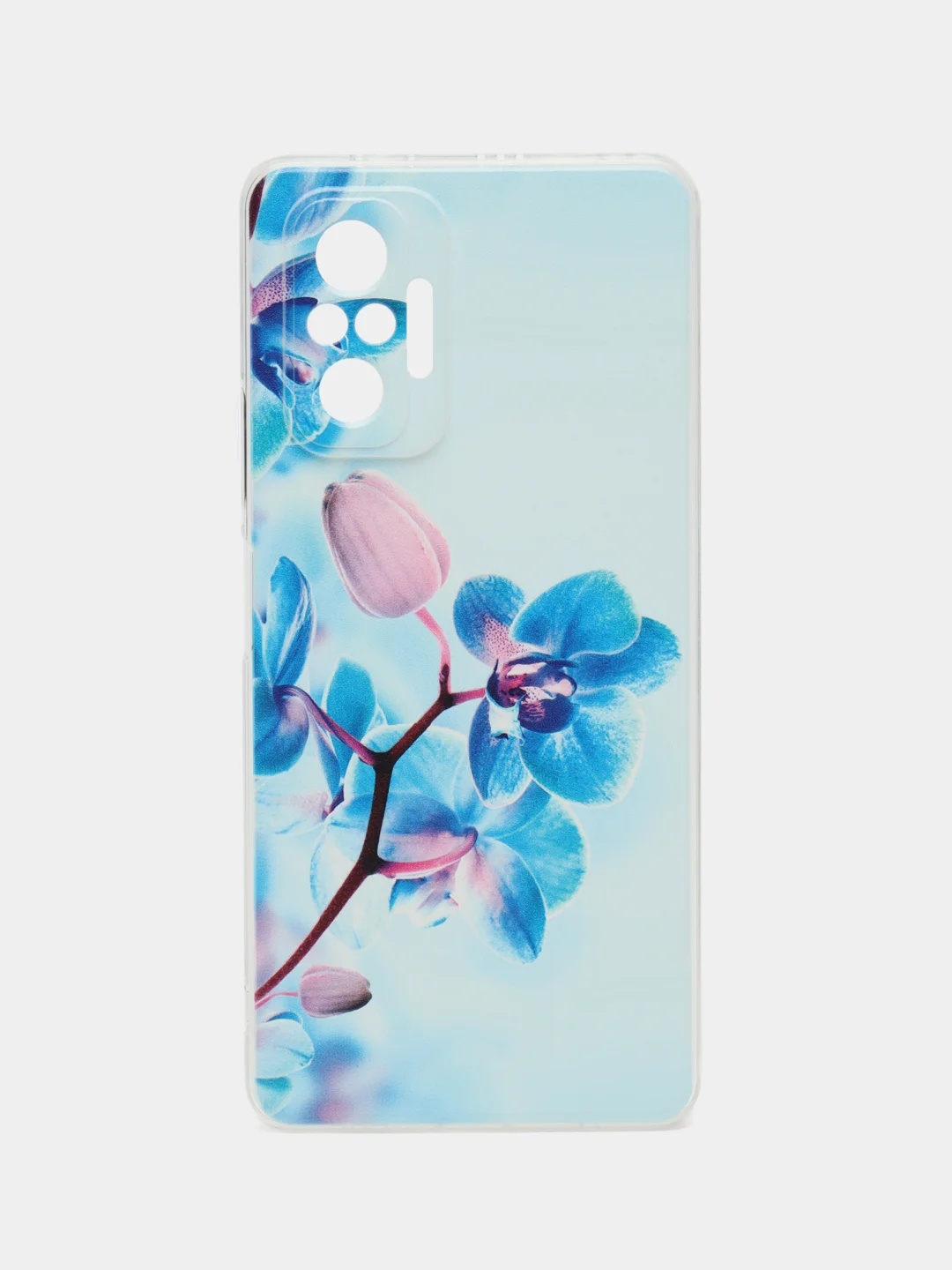 Лазурный силиконовый чехол на Xiaomi Redmi Note 10 Pro (Сяоми Редми Нот 10 Про)