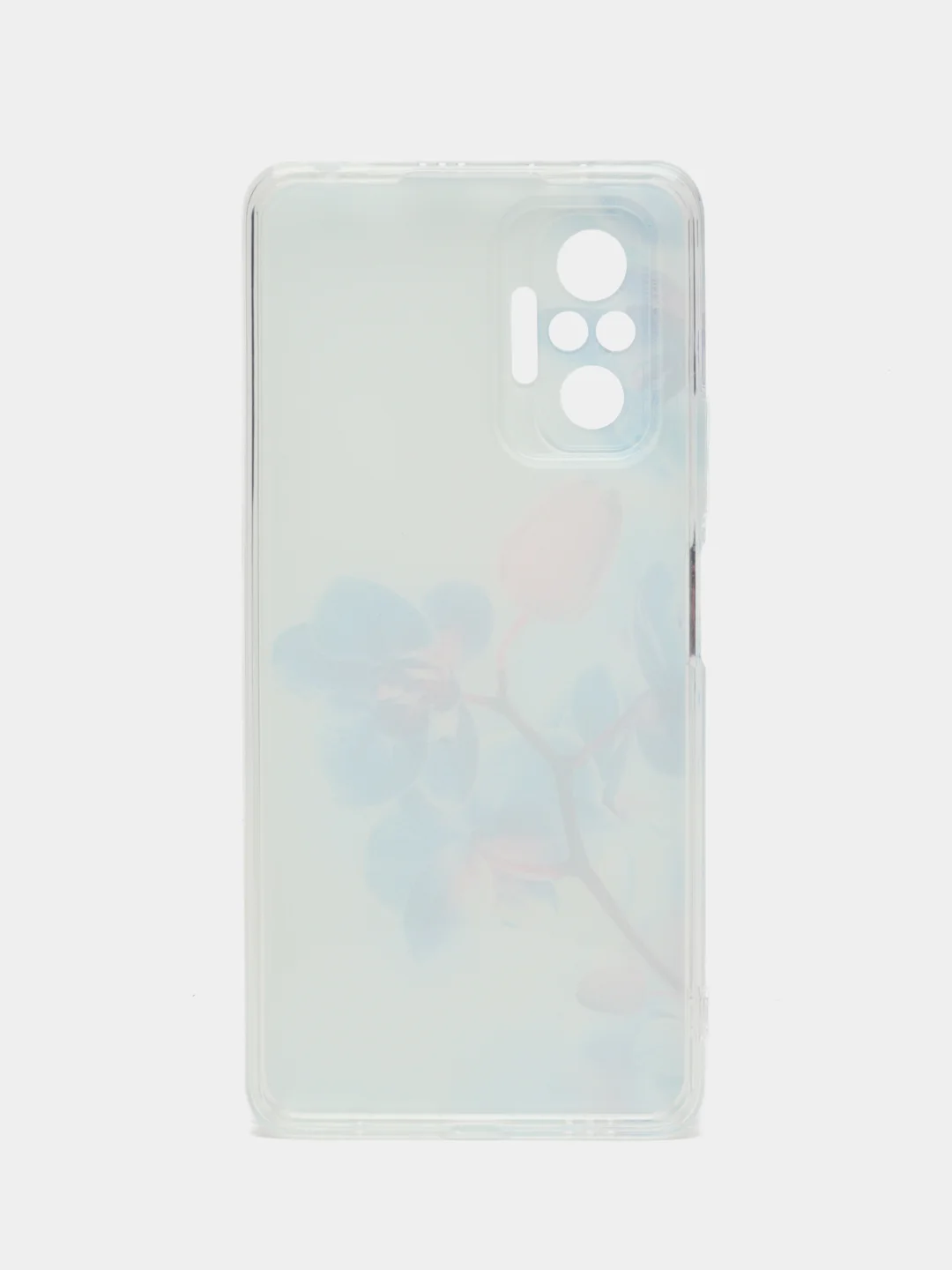 Лазурный силиконовый чехол на Xiaomi Redmi Note 10 Pro (Сяоми Редми Нот 10 Про)