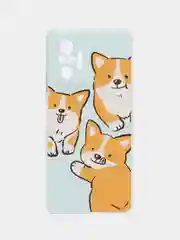 Светло-оранжевый силиконовый чехол на Xiaomi Redmi Note 10 Pro (Сяоми Редми Нот 10 Про)