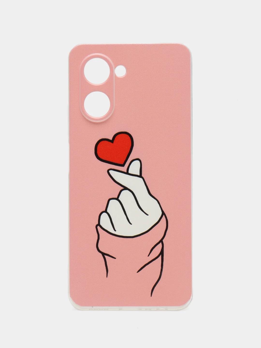 Коралловый силиконовый чехол на Realme C33 (Реалми С33)