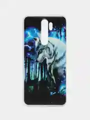 Синий силиконовый чехол на Xiaomi Redmi Note 8 Pro (Сяоми Редми Нот 8 Про)
