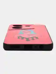 Розовый силиконовый чехол для Tecno POVA 5, с принтом, с рисунком, Техно Пова 5