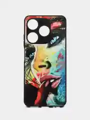 Разноцветный чехол с рисунком на Tecno Spark 10 и Tecno Spark 10C (Текно Спарк 10 и Текно Спарк 10С)