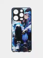 Индиго чехол с рисунком на Tecno Spark 10 Pro (Текно Спарк 10 Про)