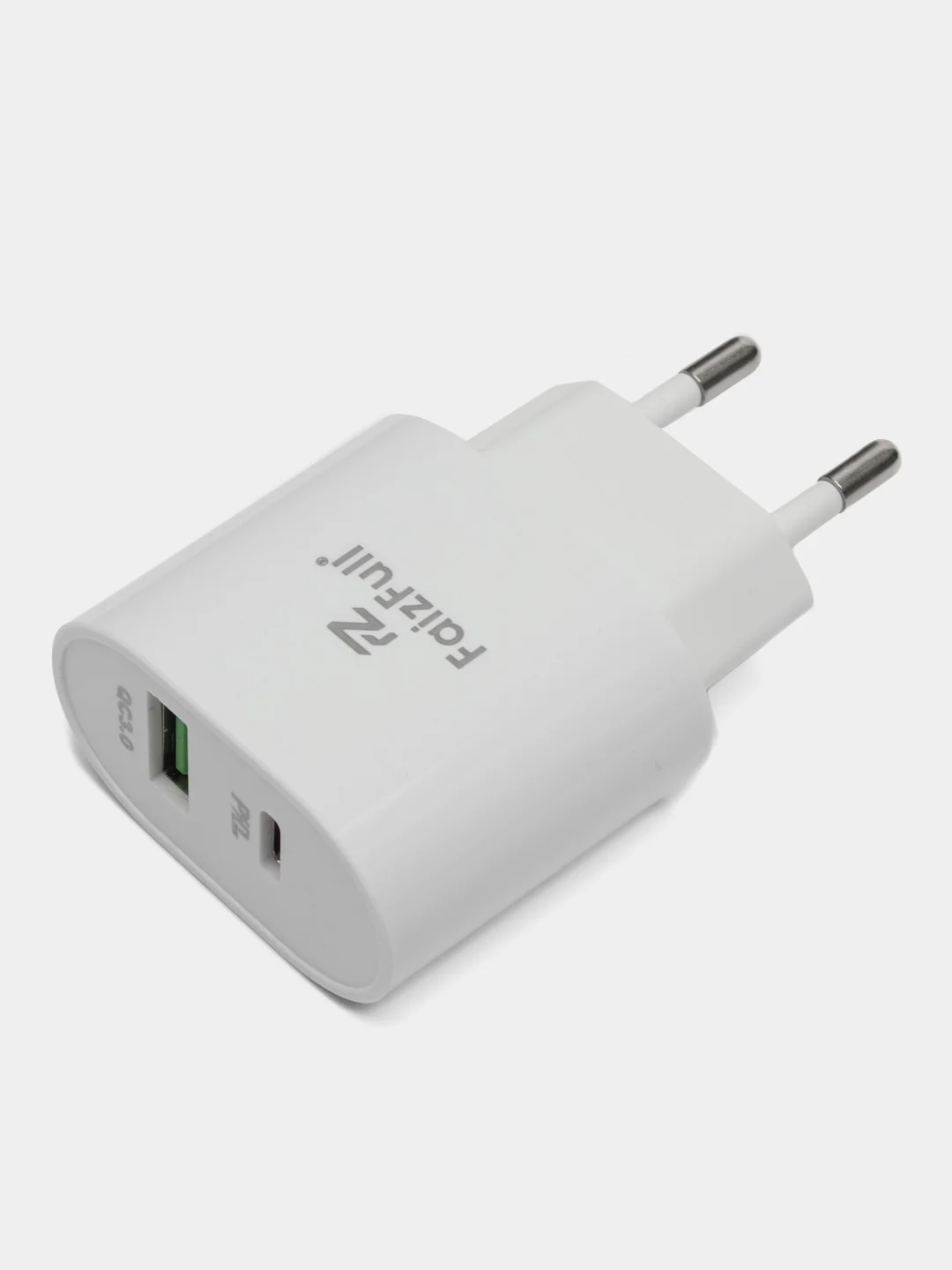 Белый зарядное устройство, USB to Type-C, 20W