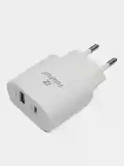 Белый зарядное устройство, USB to Type-C, 20W