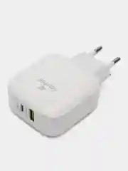 Белый зарядное устройство FaizFull Fc-76, USB to Type-C, 20W
