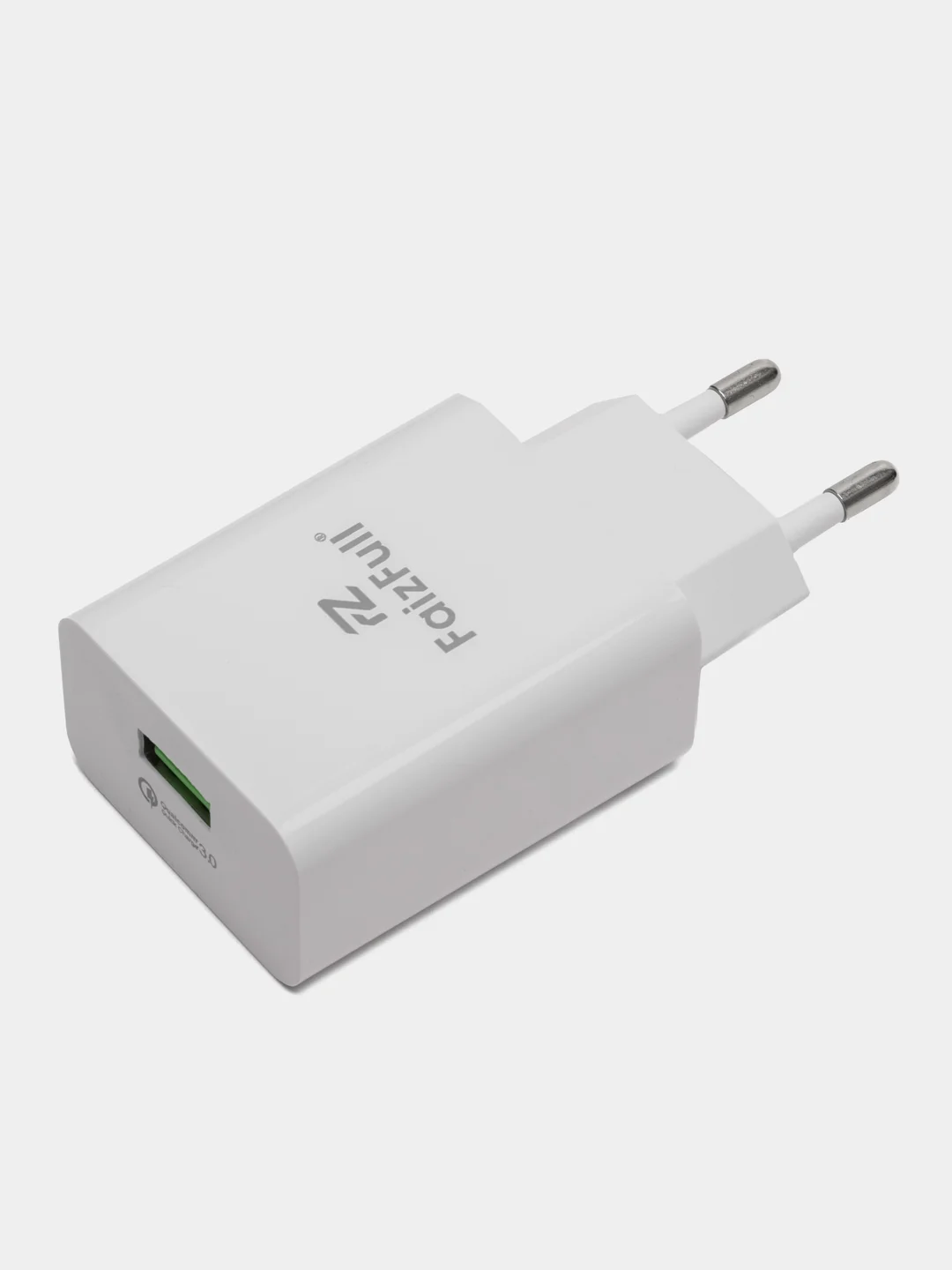 Белый сетевое зарядное устройство FaizFull Fc-62, USB, 18W
