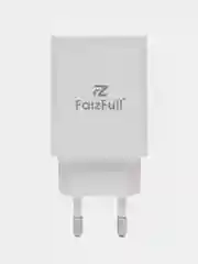 Белый сетевое зарядное устройство FaizFull Fc-62, USB, 18W