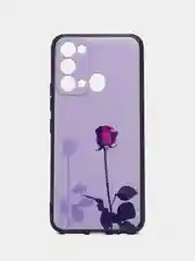 Серебряный силиконовый чехол для Itel Vision 3, с принтом, с рисунком, Ител Вижен 3