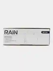 RAIN Смеситель для кухни Нефрит, высокий излив, керам. кран-буксы 1/2, гайка, латунь, хром