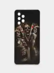 Оливковый силиконовый чехол на Samsung Galaxy A32 (Самсунг А 32)