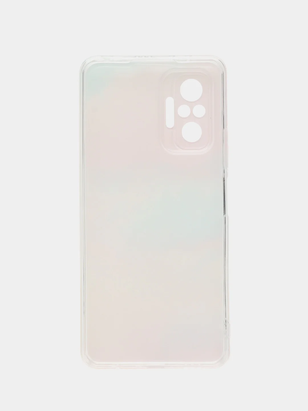 Пудровый силиконовый чехол на Xiaomi Redmi Note 10 Pro (Сяоми Редми Нот 10 Про)
