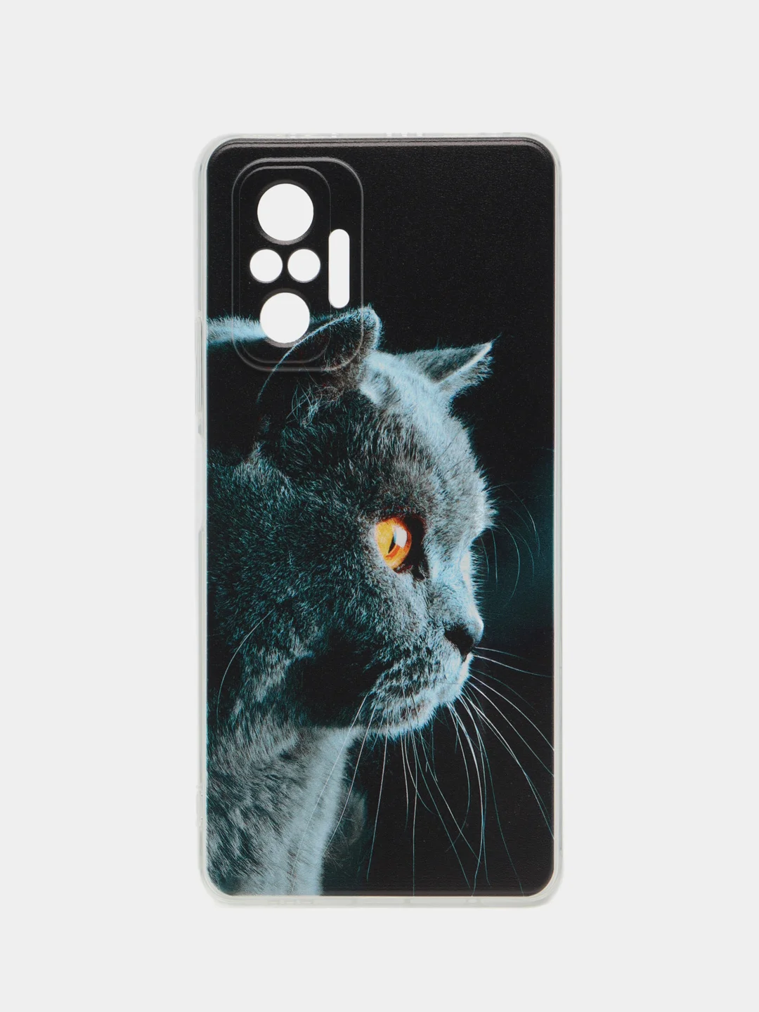 Тёмно-серый силиконовый чехол на Xiaomi Redmi Note 10 Pro (Сяоми Редми Нот 10 Про)