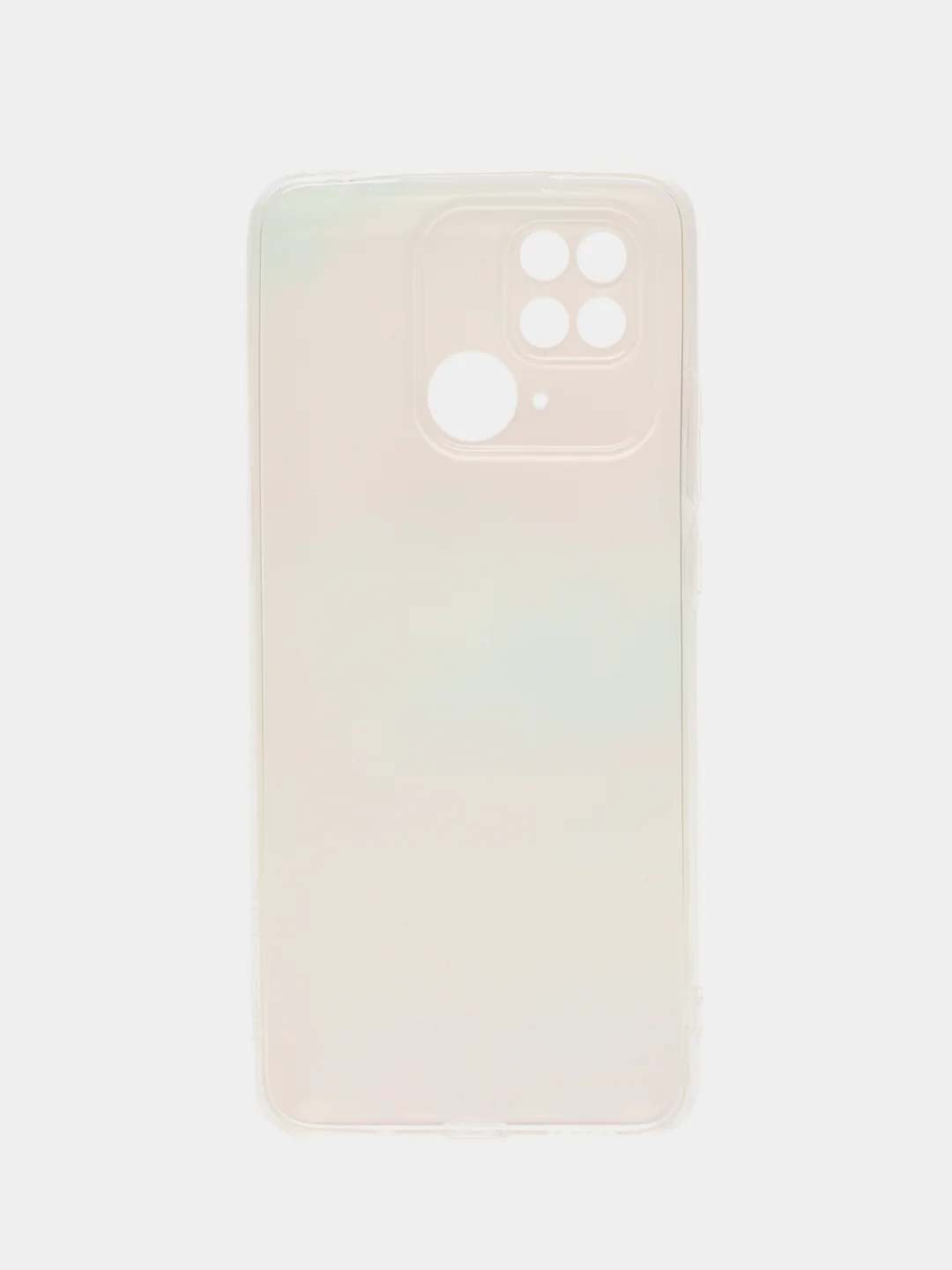 Пудровый силиконовый чехол на Xiaomi Redmi 10C (Сяоми Редми 10С)
