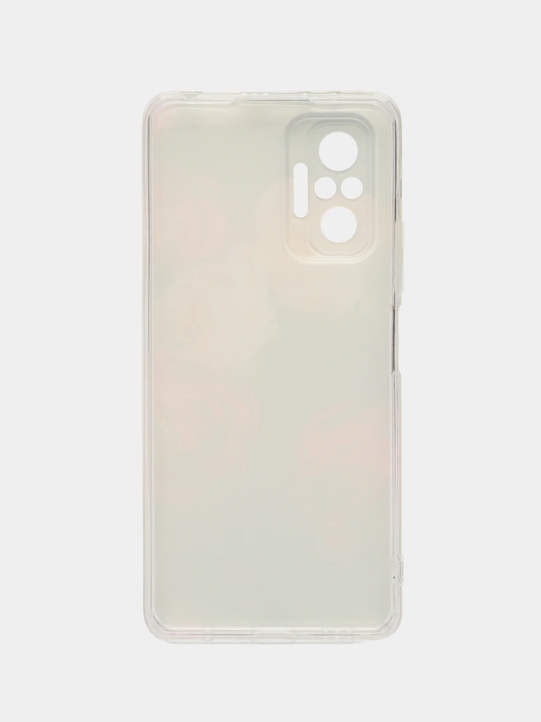 Кораллово-розовый силиконовый чехол на Xiaomi Redmi Note 10 Pro (Сяоми Редми Нот 10 Про)