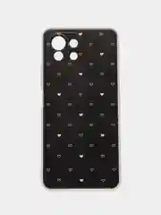 Черный силиконовый чехол на Xiaomi Mi 11 Lite/5G NE (Сяоми Ми 11 Лайт/5G NE)