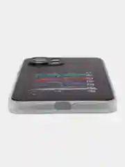 Хром силиконовый чехол на Xiaomi Mi 11 Lite/5G NE (Сяоми Ми 11 Лайт/5G NE)