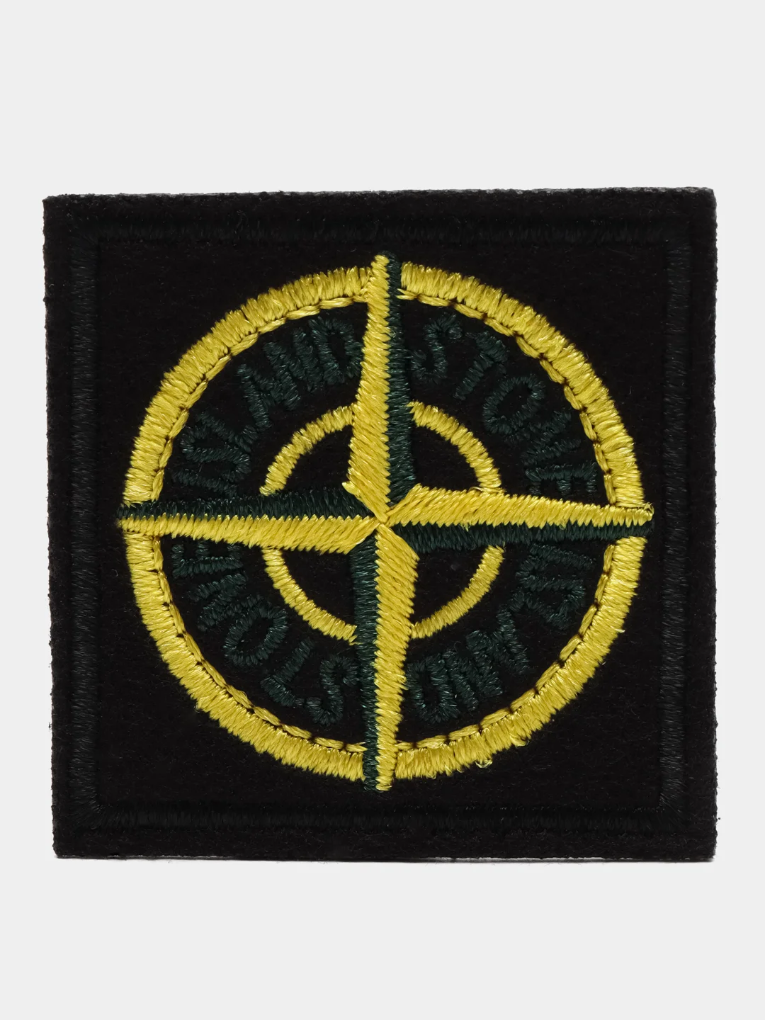 Бежевый комплект нашивок в стиле Stone Island, патч