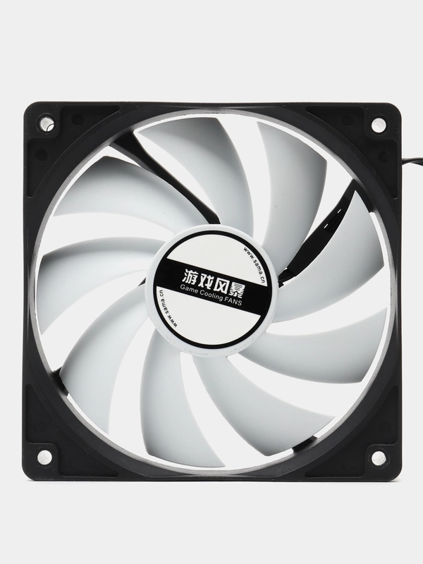 Вентилятор для компьютера, 120 х 120 мм, SAMA Game Storm White (3 pin + Molex)