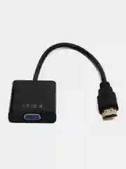 Адаптер переходник HDMI - VGA, с jack 3,5 мм, и кабелем microUSB для питания