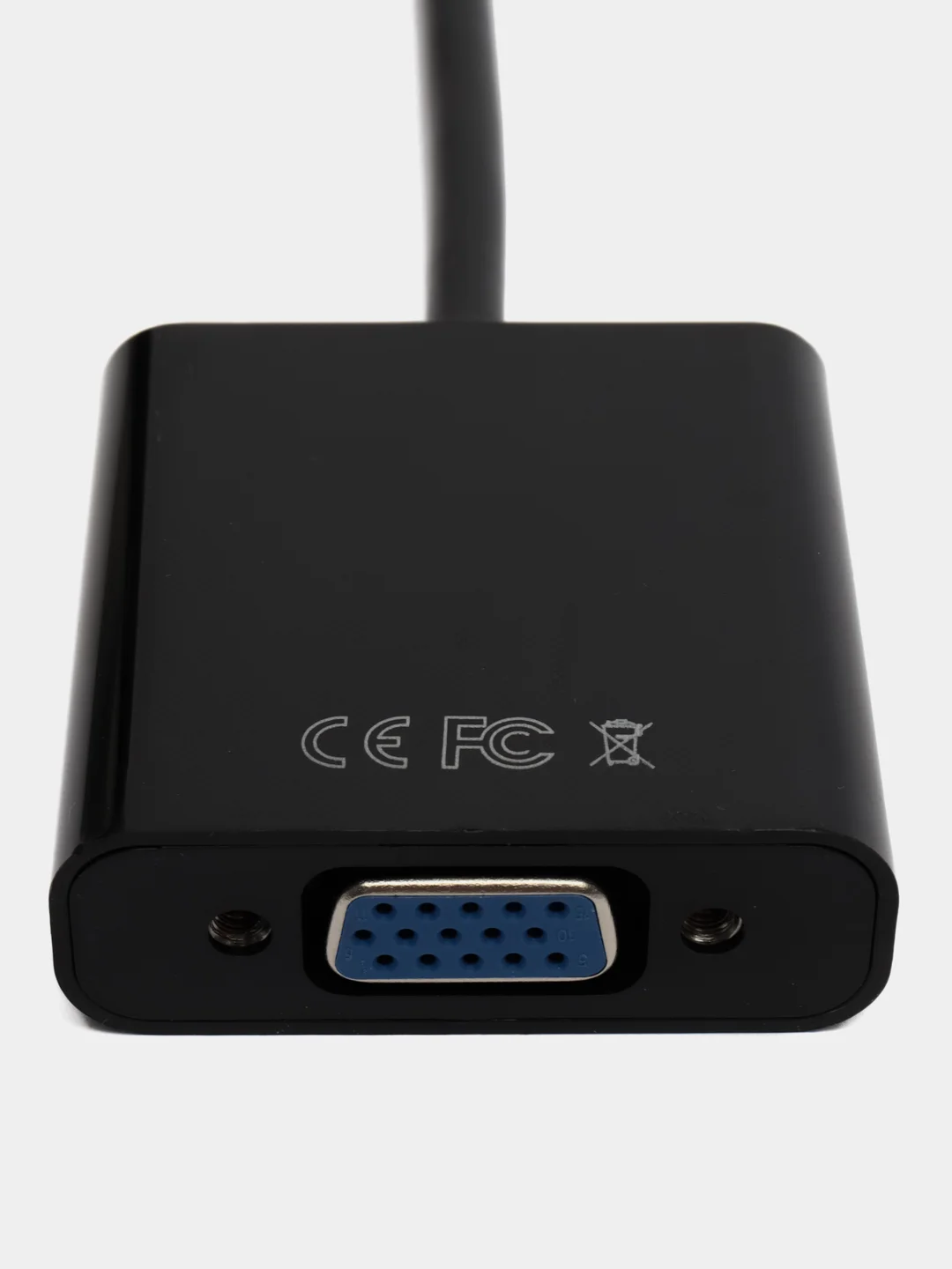Адаптер переходник HDMI - VGA, с jack 3,5 мм, и кабелем microUSB для питания