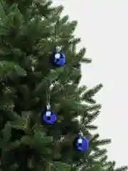 Шары ёлочные, пластик, глянец, синие, 4 см, 12 штук