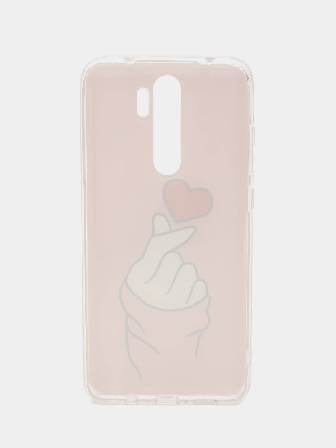 Коралловый силиконовый чехол на Xiaomi Redmi Note 8 Pro (Сяоми Редми Нот 8 Про)