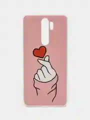 Коралловый силиконовый чехол на Xiaomi Redmi Note 8 Pro (Сяоми Редми Нот 8 Про)