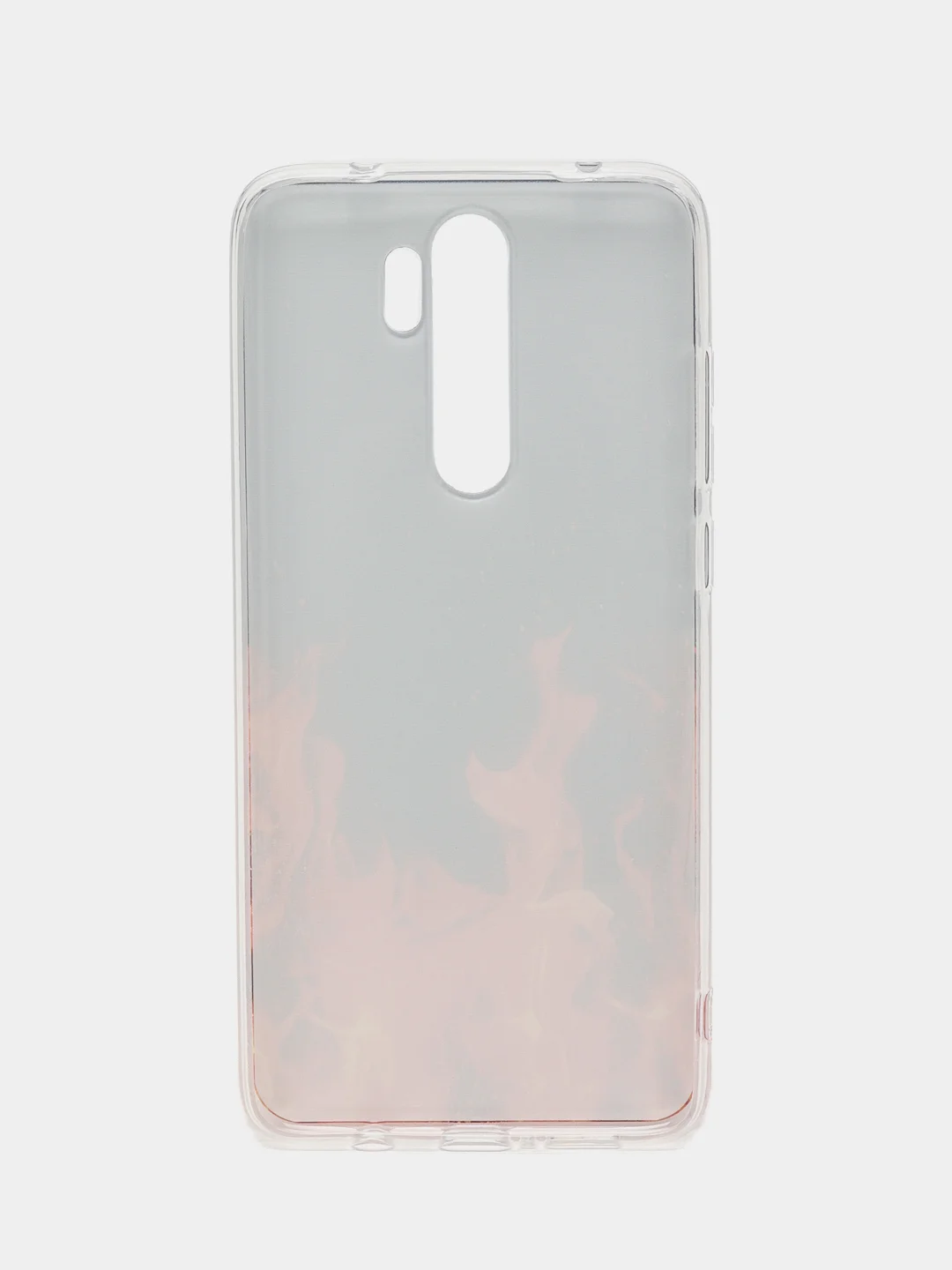 Оранжевый силиконовый чехол на Xiaomi Redmi Note 8 Pro (Сяоми Редми Нот 8 Про)