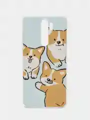 Светло-оранжевый силиконовый чехол на Xiaomi Redmi Note 8 Pro (Сяоми Редми Нот 8 Про)
