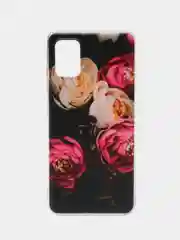 Кораллово-розовый силиконовый чехол на Samsung Galaxy A51 (Самсунг А51)