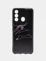 Слоновая кость силиконовый чехол для Itel Vision 3 PLUS, с принтом, с рисунком, Ител Вижен 3 Плюс