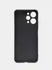 Тёмно-бордовый чехол для Xiaomi Redmi 12 (Сяоми Редми 12), с принтом
