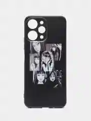Угольный чехол для Xiaomi Redmi 12 (Сяоми Редми 12), с принтом
